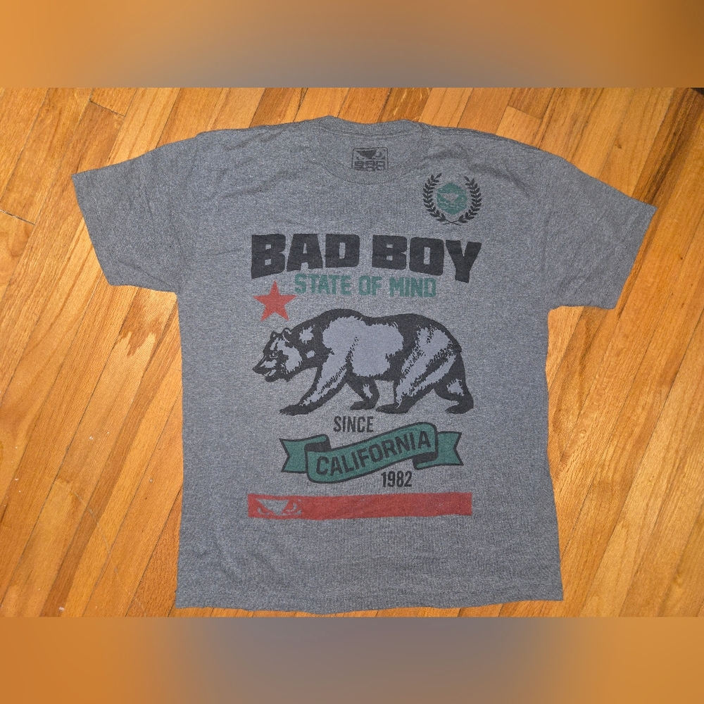 Bad Boy Gray Graphic T-Shirt for Men